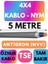Öznur 4x4 Antigron (Nym) Kablo (Gri) Metre Seçenekli 1