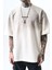 0 Yaka Unfuckwithable Baskı Yıkamalı Erkek Oversize T-Shirt 1
