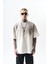 0 Yaka Unfuckwithable Baskı Yıkamalı Erkek Oversize T-Shirt 3