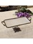 Metal Çerçeveli Döküm Ayaklı Dikdörtgen Porselen Servis Tabağı 30X15 cm Antik 1