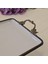 Metal Çerçeveli Döküm Ayaklı Dikdörtgen Porselen Servis Tabağı 35X26 cm Antik 3