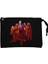 Death Scream Bloody Gore Grup Siyah Clutch Astarlı Cüzdan / El Çantası 1