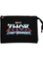 Thor Love And Thunder Logo Blue Siyah Clutch Astarlı Cüzdan / El Çantası 1