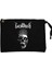Lorna Shore Skull Siyah Clutch Astarlı Cüzdan / El Çantası 1