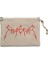 Emperor Logo Red Krem Clutch Astarlı Cüzdan / El Çantası 1