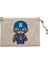 Captain America Animation Krem Clutch Astarlı Cüzdan / El Çantası 1