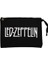 LED Zeppelin Logo Siyah Clutch Astarlı Cüzdan / El Çantası 1