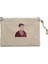 Enola Holmes Silhouette Krem Clutch Astarlı Cüzdan / El Çantası 1