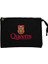 Queen's University Logo Siyah Clutch Astarlı Cüzdan / El Çantası 1