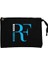 Roger Federer Blue Logo Siyah Clutch Astarlı Cüzdan / El Çantası 1