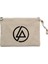 Linkin Park Classic Logo Krem Clutch Astarlı Cüzdan / El Çantası 1