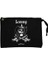 Motörhead Lemmy Kilmister Skull Siyah Clutch Astarlı Cüzdan / El Çantası 1
