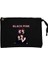 Blackpink Siluet Siyah Clutch Astarlı Cüzdan / El Çantası 1