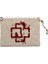 Rammstein Logo 4 Krem Clutch Astarlı Cüzdan / El Çantası 1