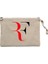 Roger Federer Colored Logo Krem Clutch Astarlı Cüzdan / El Çantası 1