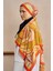 Turuncu Ed Scarf Celebrity Pietra Şal 2