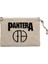 Pantera Logo And Figure Krem Clutch Astarlı Cüzdan / El Çantası 1