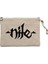 Nile Logo Krem Clutch Astarlı Cüzdan / El Çantası 1