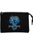 Megadeth Dystopia Skull Siyah Clutch Astarlı Cüzdan / El Çantası 1
