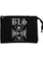 Black Label Society Doom Crew Siyah Clutch Astarlı Cüzdan / El Çantası 1