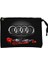 F1 Audi Logo 3D Siyah Clutch Astarlı Cüzdan / El Çantası 1