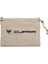 Kubra Text Krem Clutch Astarlı Cüzdan / El Çantası 1