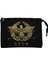 Roman Empire Emblem Siyah Clutch Astarlı Cüzdan / El Çantası 1