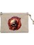 Skull Planet Krem Clutch Astarlı Cüzdan / El Çantası 1