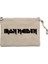 Iron Maiden Logo Krem Clutch Astarlı Cüzdan / El Çantası 1