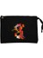 Red Basketball Between The Legs Siyah Clutch Astarlı Cüzdan / El Çantası 1