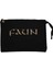 Faun Color Logo Siyah Clutch Astarlı Cüzdan / El Çantası 1