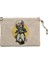 Skull Scooter Rider Krem Clutch Astarlı Cüzdan / El Çantası 1