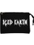 Iced Earth Logo Siyah Clutch Astarlı Cüzdan / El Çantası 1