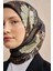 Mor Kahve Ed Scarf Vision Art Collection Mozaic Eşarp 1
