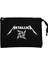 Metallica Blade Dream Text Siyah Clutch Astarlı Cüzdan / El Çantası 1