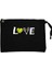 Tennis Love Siyah Clutch Astarlı Cüzdan / El Çantası 1