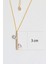 Flora 18 Ayar Sarı Altın Kaplama 45 cm Gümüş Minimal Kolye 3