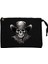 Kovboy Skull Siyah Clutch Astarlı Cüzdan / El Çantası 1