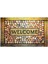 Home Trendy Kapı Paspas 45X75CM Welcome Taş Iç Dış Mekan 1 Adet 3