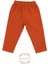 Çift Katlı Müslin Unisex Çocuk Pantolon %100 Doğal Pamuklu Kahverengi 1-2 Yaş 1