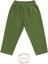 Çift Katlı Müslin Unisex Çocuk Pantolon %100 Doğal Pamuklu Zümrüt Yeşili 5-6 Yaş 1
