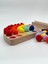 Montessori Eğitici Ahşap Oyuncak – Ahşap Gökkuşağı ve Renkli Keçe Topları 6