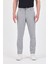 Theseason Erkek Açık Gri Likralı Kırışmaz Lastikli Comfort Fit Chino Pantolon 1