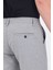 Theseason Erkek Açık Gri Likralı Kırışmaz Lastikli Comfort Fit Chino Pantolon 5