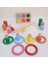 Montessori Halka Silindir Peg Bebek 6 Lı Seti 1