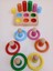 Montessori Halka Silindir Peg Bebek 6 Lı Seti 2
