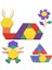 Ahşap Oyuncak 60 Parça Tangram Eğitici Oyuncak 3