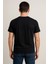 Trend Kapında The North Face Pamuk Penye Bisiklet Yaka T-Shirt Siyah 2