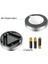 Buffer® Kablosuz Spot Pilli Dokunmatik LED Lamba 3 Ledli Dolap Lambası 3