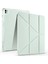 iPad Air 13 2025 M3 Kılıf Tstk Tri Folding Kalem Bölmeli Standlı Kılıf - Açık Yeşil 1